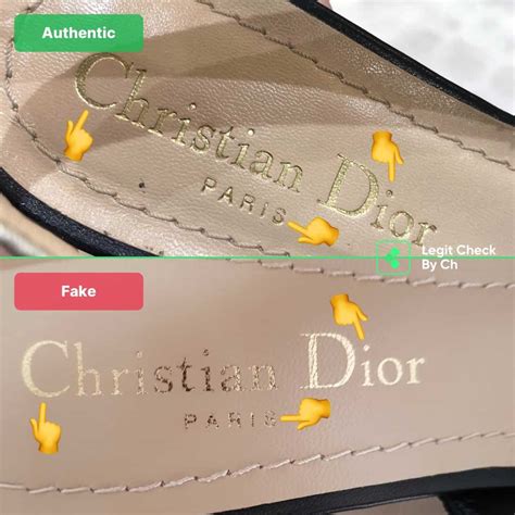 fake vs real christian dior sandals|dior shoe authenticity.